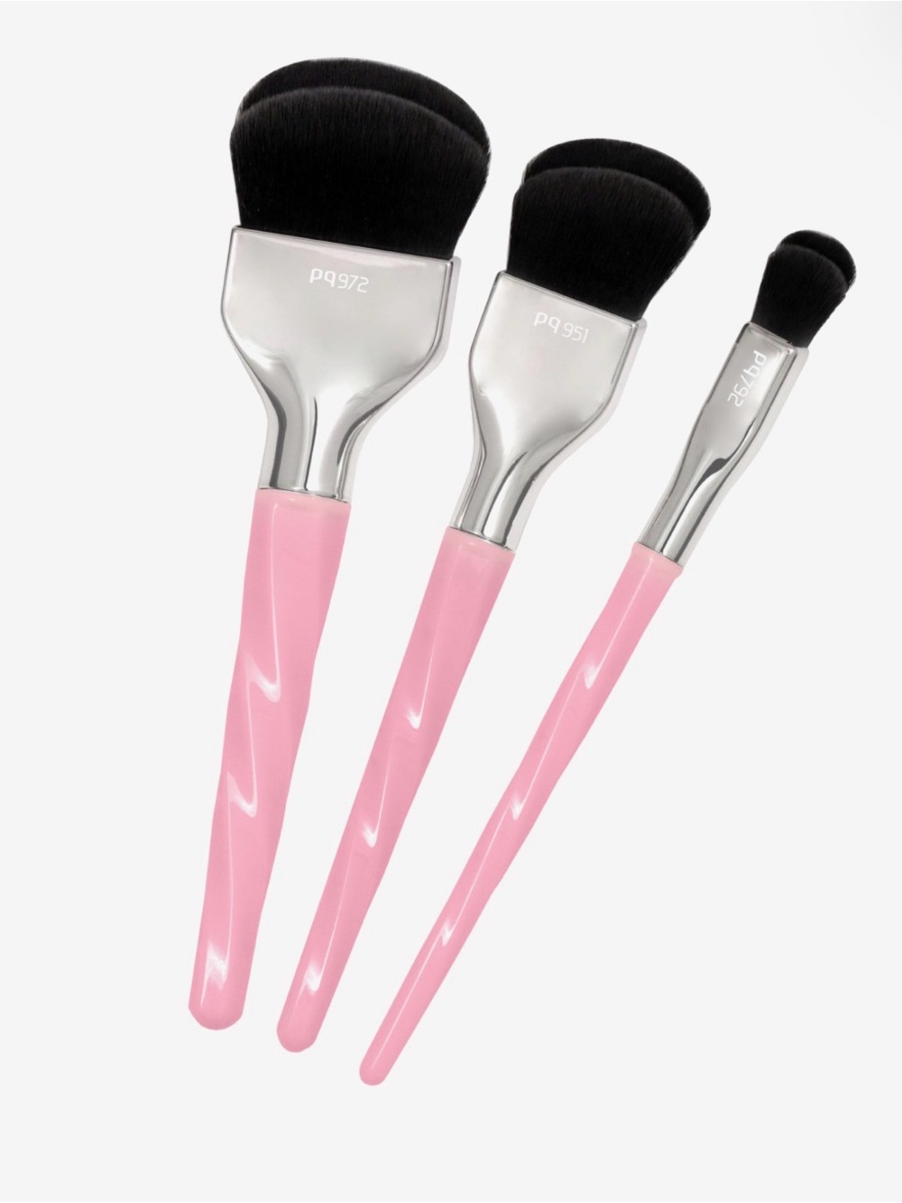 Bdellium Tools Pink Double Dome Blender 3pc Brush Set NEW